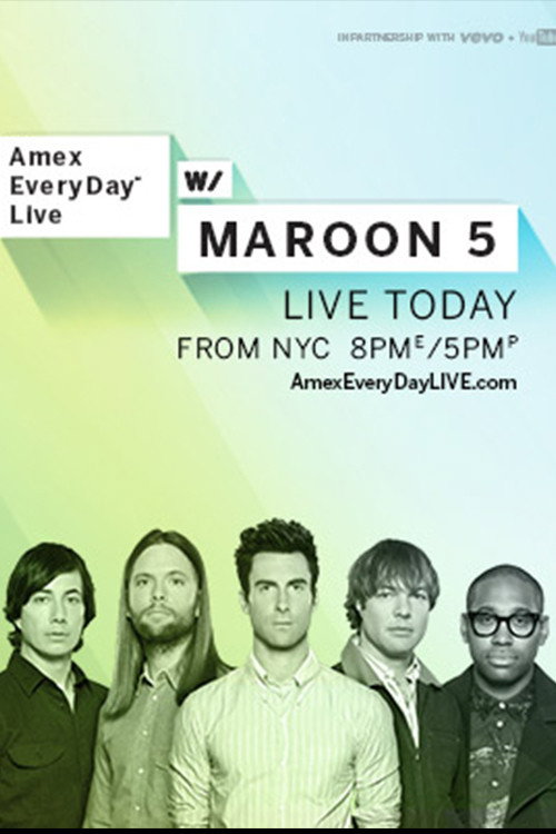 Movie poster for Maroon 5 - Live In Bowery Ballroom (2014)