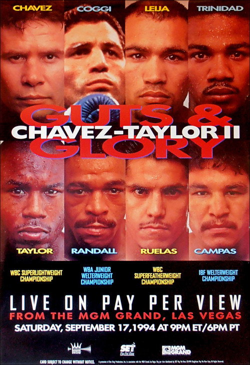 Movie poster for Julio César Chávez vs. Meldrick Taylor II (1994)