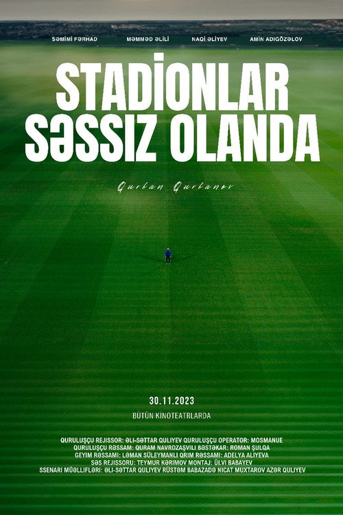 Movie poster for When the Stadiums Are Silent (2023)
