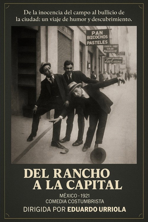 Movie poster for Del rancho a la capital (1927)