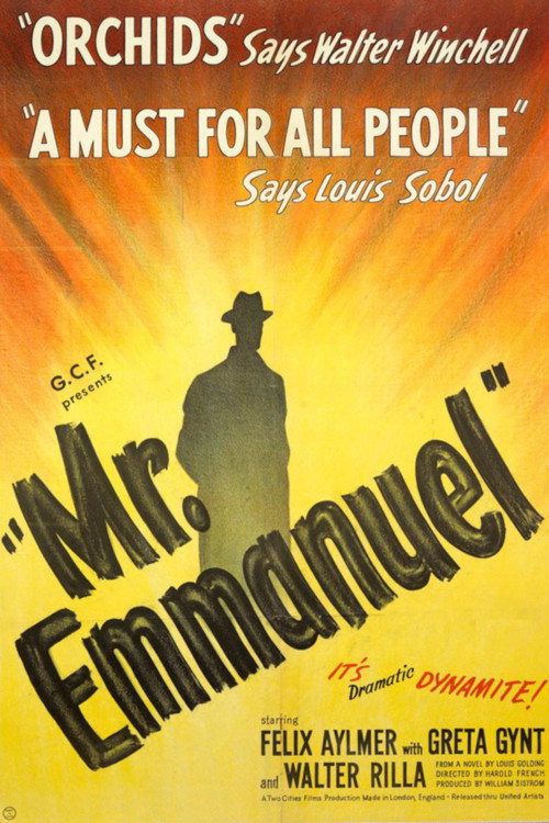 Movie poster for Mr. Emmanuel (1944)