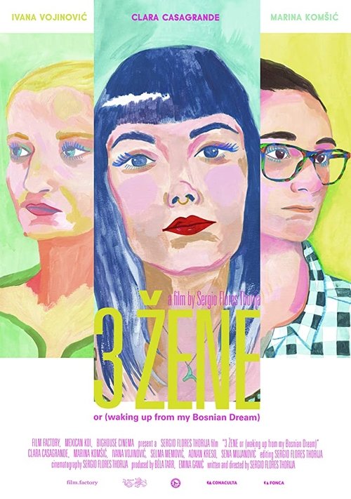 Movie poster for 3 Women or Waking Up from My Bosnian Dream (2017)
