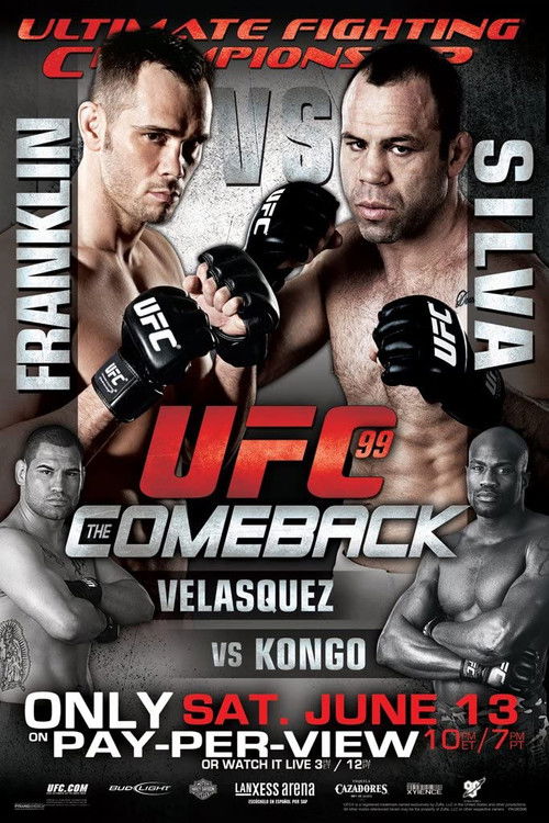 Movie poster for UFC 99: The Comeback (2009)