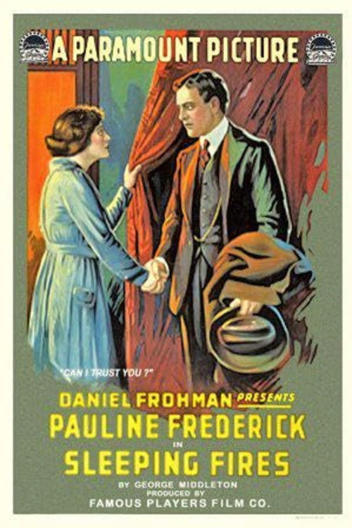 Movie poster for Sleeping Fires (1917)