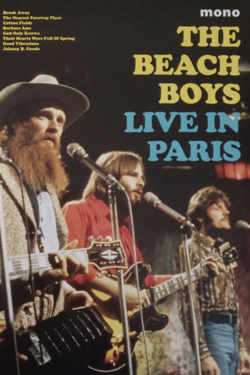 Movie poster for The Beach Boys: Live In Paris, 1969 (1969)