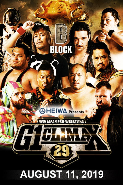 Movie poster for NJPW G1 Climax 29: Day 18 (2019)