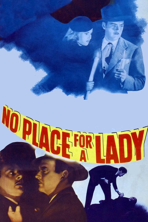 Movie poster for No Place for a Lady (1943)