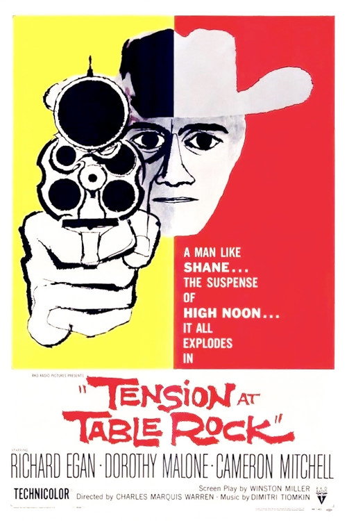 Movie poster for Tension at Table Rock (1956)