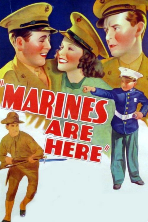Movie poster for The Marines Are Here (1938)