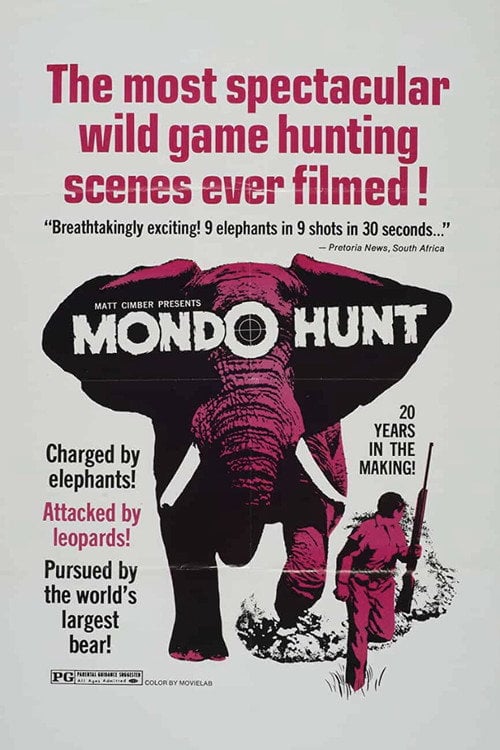 Movie poster for Mondo Hunt (1972)
