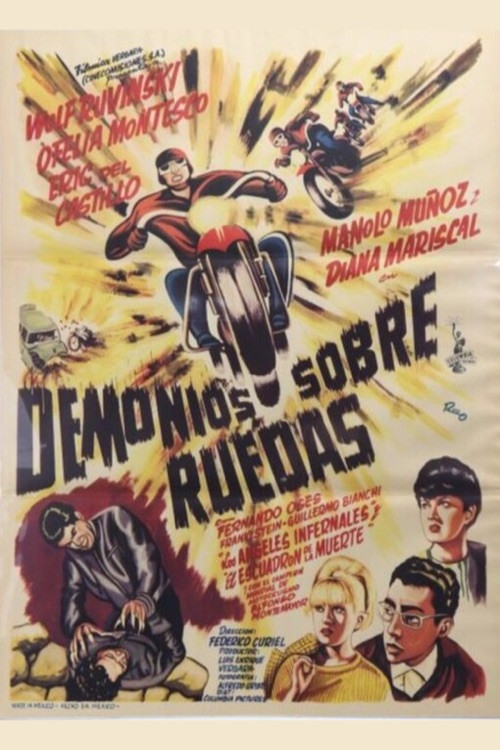 Movie poster for Demonios sobre ruedas (1967)