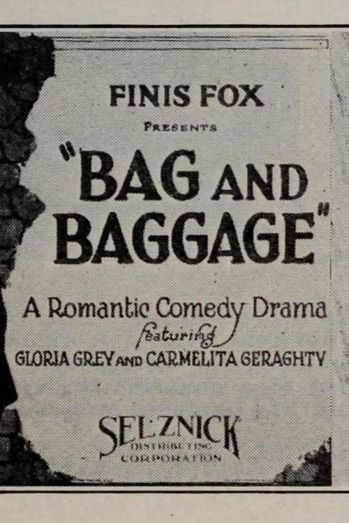 Movie poster for Bag and Baggage (1923)