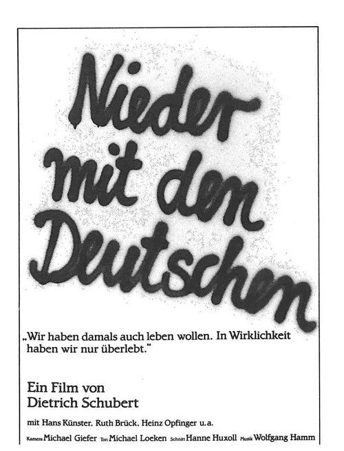 Movie poster for Nieder mit den Deutschen (1984)