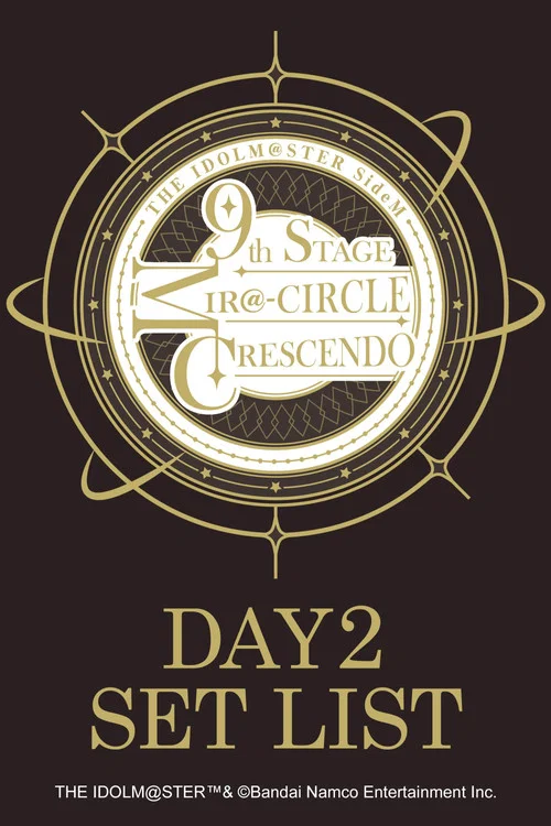 Movie poster for THE IDOLM@STER SideM 9th STAGE ~MIR＠-CIRCLE CRESCENDO~ (DAY 2) (2024)