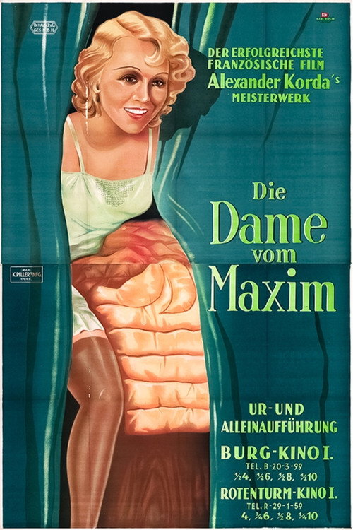 Movie poster for The Girl from Maxim's (1933)