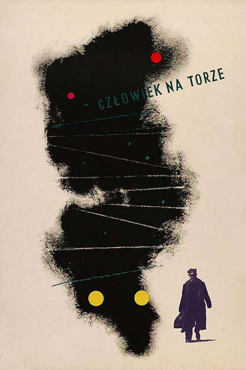 Movie poster for Man on the Tracks (1957)