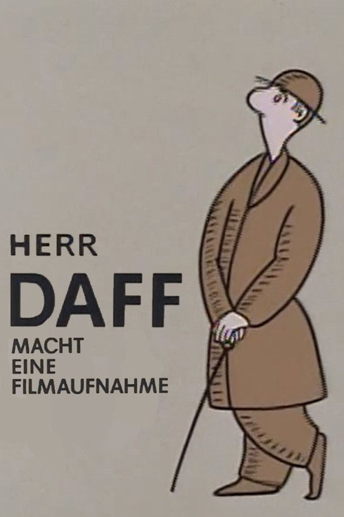 Movie poster for Herr Daff macht eine Filmaufnahme (1981)