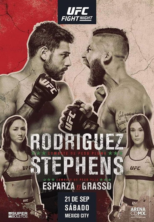 Movie poster for UFC Fight Night 159: Rodriguez vs. Stephens (2019)