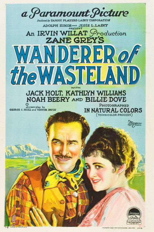 Movie poster for Wanderer of the Wasteland (1924)