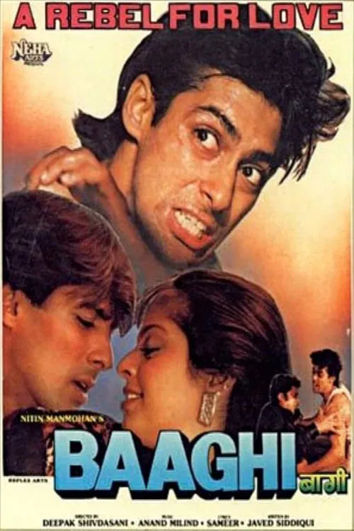 Movie poster for Baaghi: A Rebel for Love (1990)
