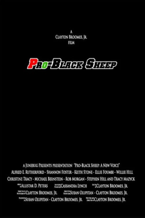 Movie poster for Pro-Black Sheep (2009)
