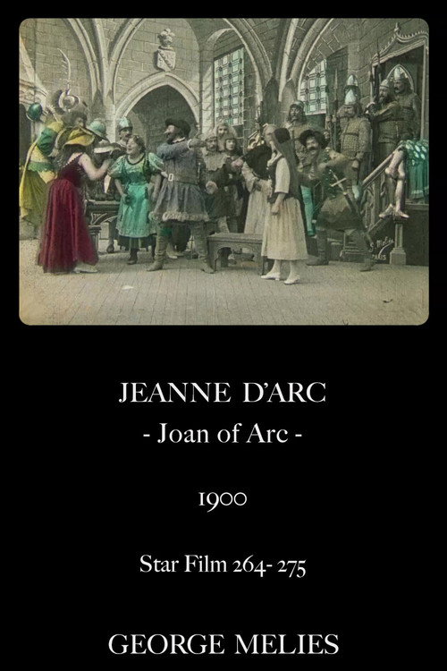 Movie poster for Joan of Arc (1900)