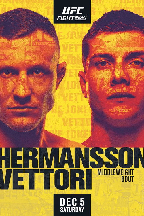 Movie poster for UFC on ESPN 19: Hermansson vs. Vettori (2020)
