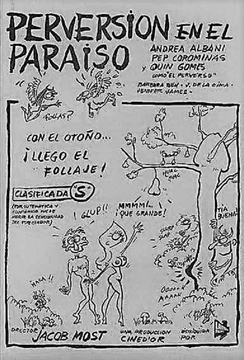 Movie poster for Perversión en el paraíso (1981)