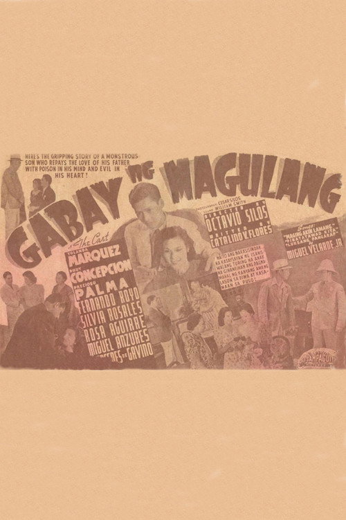 Movie poster for Gabay ng Magulang (1939)