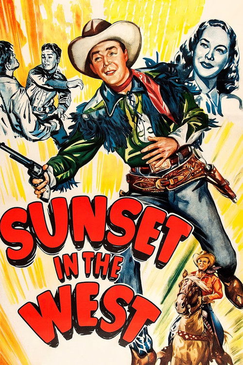 Movie poster for Sunset in the West (1950)