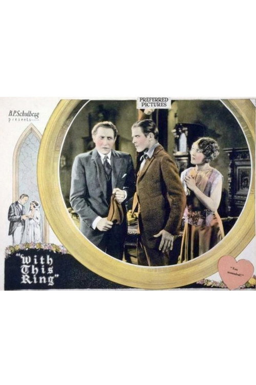 Movie poster for With This Ring (1925)