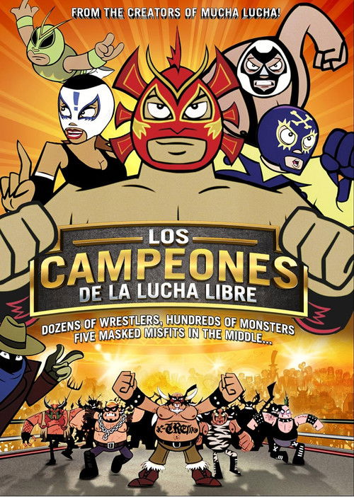 Movie poster for The Champions of Mexican Wrestling (2008)