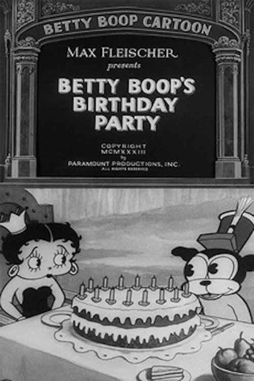Movie poster for Betty Boop's Birthday Party (1933)