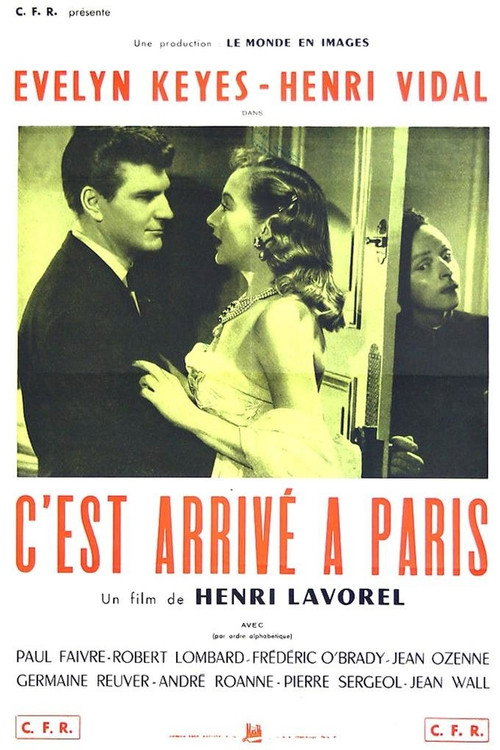 Movie poster for It Happened in Paris (1952)