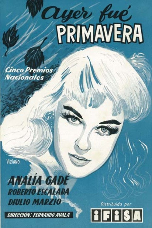 Movie poster for Yesterday Was Spring (1955)