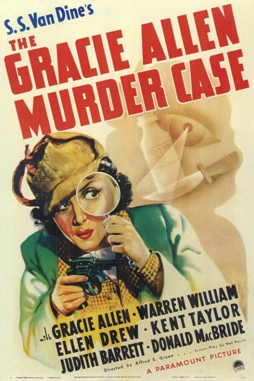 Movie poster for The Gracie Allen Murder Case (1939)