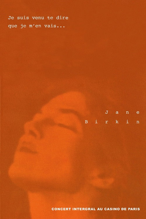 Movie poster for Jane Birkin au Casino de Paris (1991)