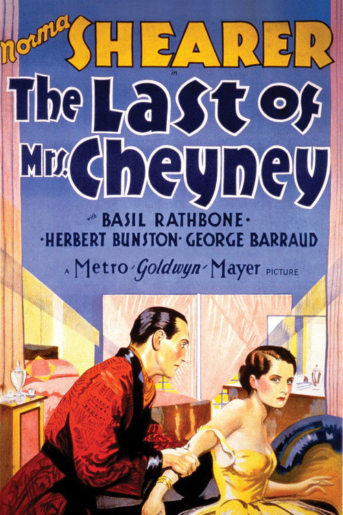 Movie poster for The Last of Mrs. Cheyney (1929)