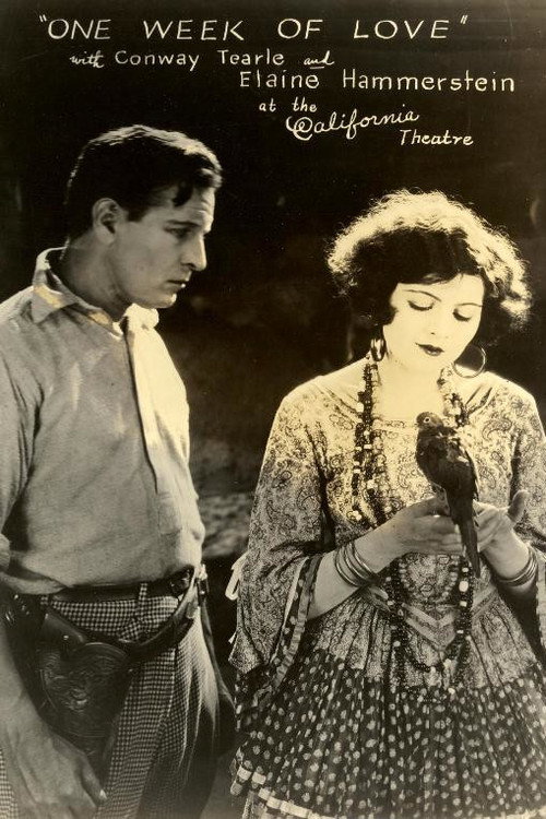 Movie poster for One Week of Love (1922)