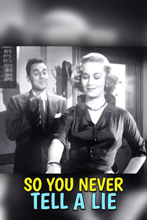 Movie poster for So You Never Tell a Lie (1952)