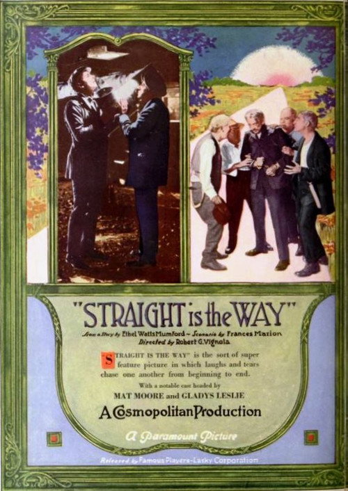 Movie poster for Straight Is the Way (1921)