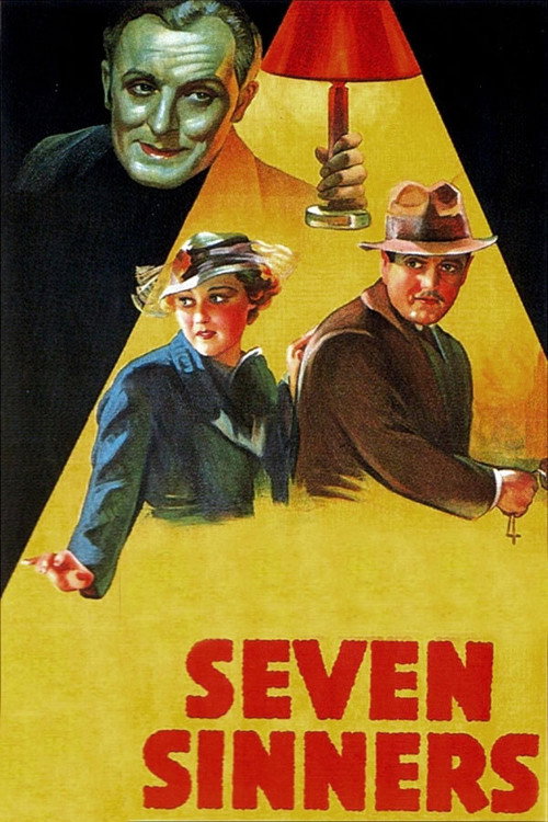Movie poster for Seven Sinners (1936)