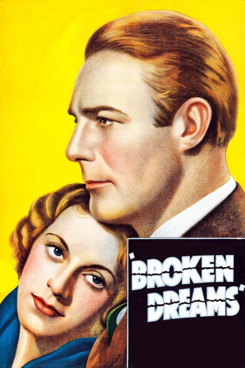 Movie poster for Broken Dreams (1933)