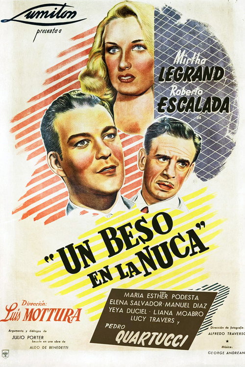 Movie poster for Un beso en la nuca (1946)