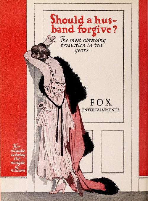 Movie poster for Should a Husband Forgive? (1919)