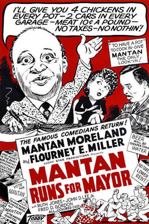 Movie poster for Mantan Runs for Mayor (1946)