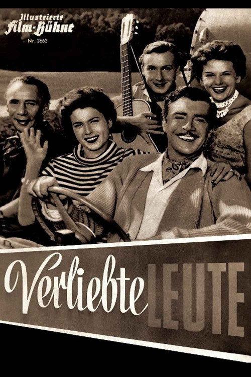 Movie poster for Verliebte Leute (1954)