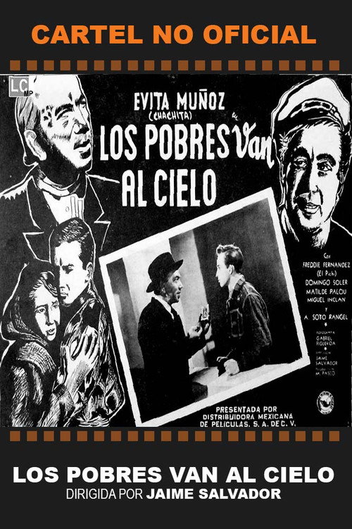 Movie poster for Los pobres van al cielo (1951)