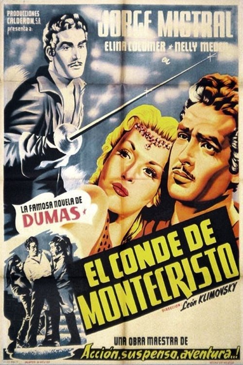 Movie poster for The Count of Monte Cristo (1953)
