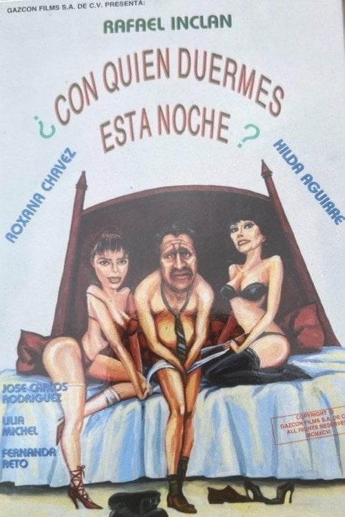 Movie poster for ¿Con quien duermes esta noche? (1996)